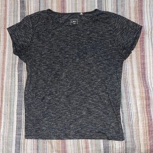 Grey Comfy Crop Top